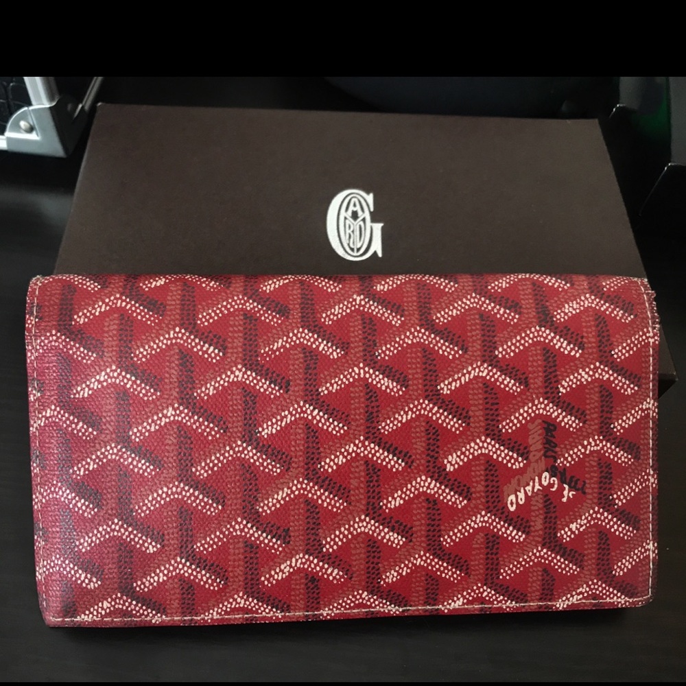 Authentic Goyard Long Red Wallet ACCEPTING OFFERS